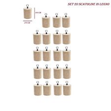 set 20  portagioie tonde in