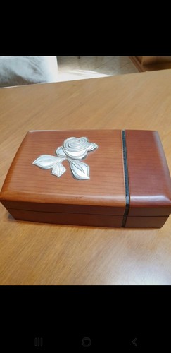 Portagioie legno argento - portagioie,