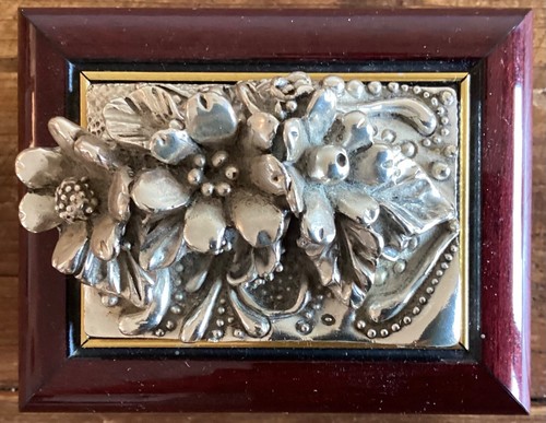Cofanetto legno con lastra - legno,