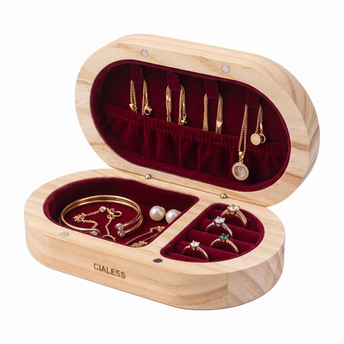 Luna portagioie legno - legno, –