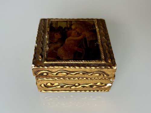 Portagioie legno dorato con - dorato,