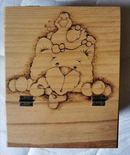 Portagioie legno decorato a - portagioie,