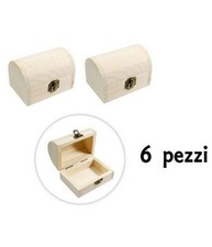 Set 6 Scatoline In Legno