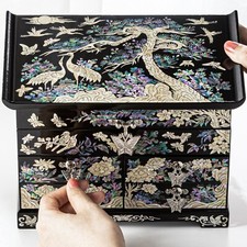 Scatola portagioie in legno