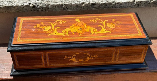 Portagioie scatola legno - portagioie/scatola, in