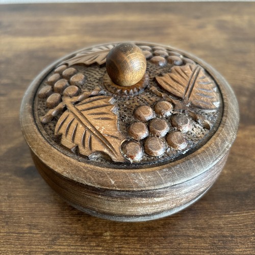 Vintage wooden box with - vintage,