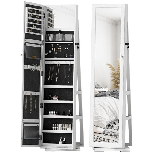 Homcom specchio portagioie - homcom,