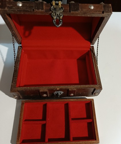 Bauletto portagioie legno - portagioie, in