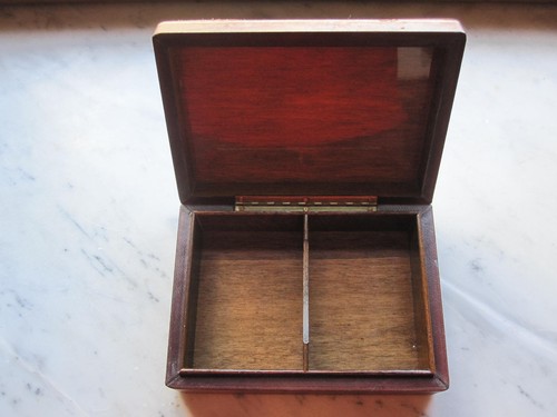 Scatola box antica legno e - scatola,