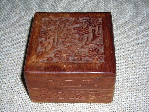 Scatola legno cofanetto - in,